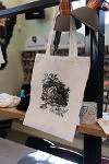 Printed bag workshop hosted by Scarlett Kehoe